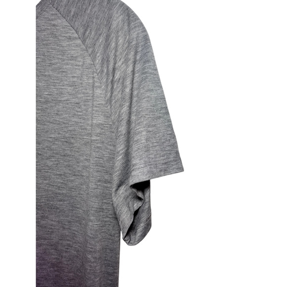 Modiv Womens Crew neck Raglan Sleeve Short Sleeve Basic Tshirt Gray Size Large - Picture 12 of 13